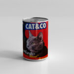 أكل قطط كرتون 24 حبة ( لحم )